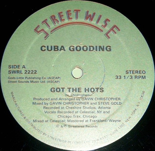 Cuba Gooding - Got The Hots | Streetwise (SWRL 2222)