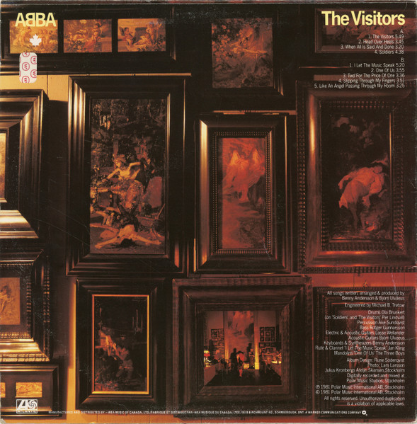 ABBA - The Visitors | Atlantic (XSD 19332) - 2