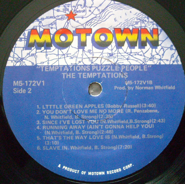 The Temptations - Puzzle People | Motown (M5-172V1) - 4 The Temptations - Puzzle People | Motown (M5-172V1) - 4