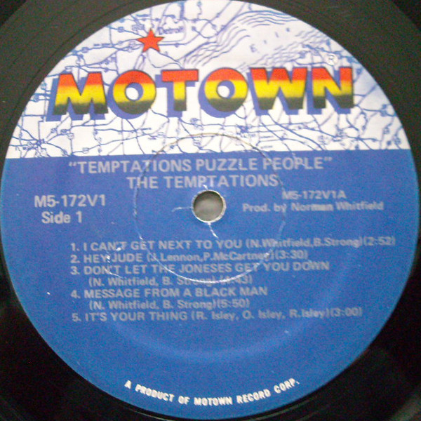 The Temptations - Puzzle People | Motown (M5-172V1) - 3 The Temptations - Puzzle People | Motown (M5-172V1) - 3