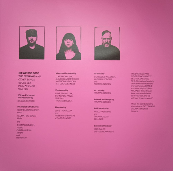 Die Weisse Rose - The Evenings And Other Songs About Sex, Violence and Nihilism | Steelwork Maschine (SMR224) - 3