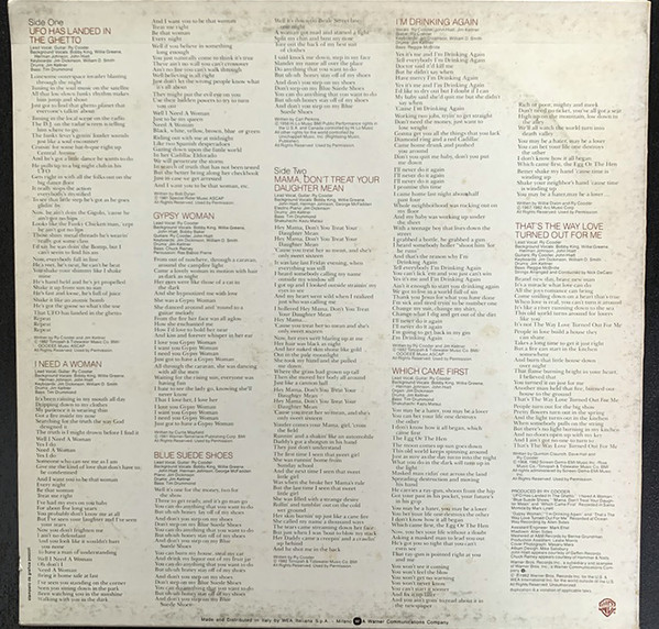 Ry Cooder - The slide area | Warner Bros. Records (W 56976) - 2 Ry Cooder - The slide area | Warner Bros. Records (W 56976) - 2