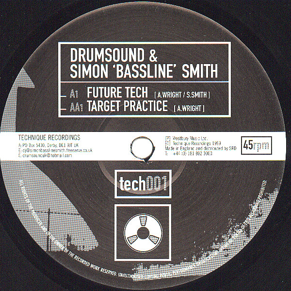 Drumsound & Simon "Bassline" Smith - Future Tech / Target Practice | Technique Recordings (tech001)