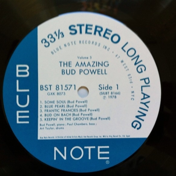 Bud Powell - The Amazing Bud Powell, Vol. 3 - Bud! | Blue Note (GXK 8073) - 3
