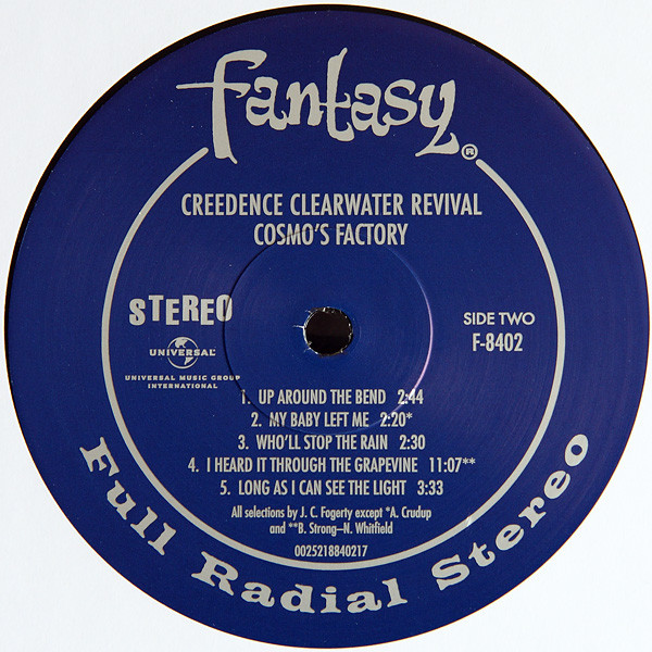 Creedence Clearwater Revival - Cosmo's Factory | Fantasy (F-8402) - 4 Creedence Clearwater Revival - Cosmo's Factory | Fantasy (F-8402) - 4