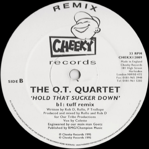 The O.T. Quartet - Hold That Sucker Down (Remix) | Cheeky Records (CHEKX12009) - 2 The O.T. Quartet - Hold That Sucker Down (Remix) | Cheeky Records (CHEKX12009) - 2