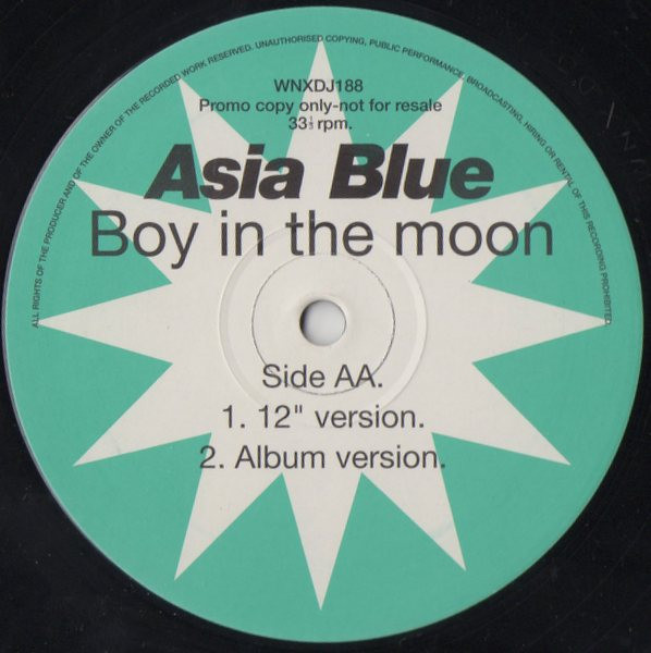 Asia Blue - Hope / Boy In The Moon | Atomic (WNXDJ 188) - 4