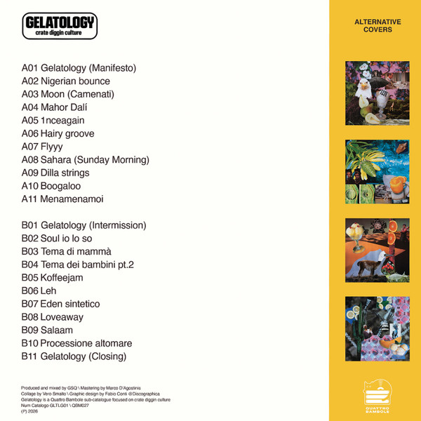 GSQ - Gelatology | Quattro Bambole Music (QBM027) - 2