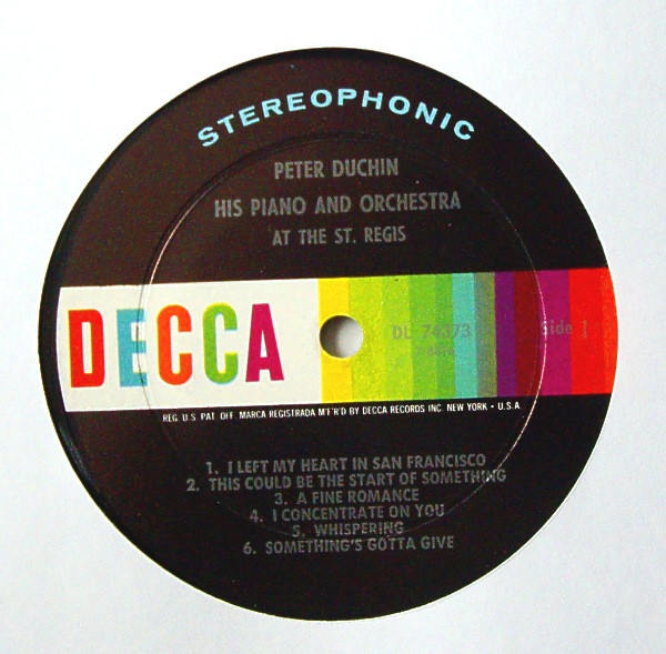 Peter Duchin And His Orchestra - At The St. Regis | Decca (DL 74373) - 3
