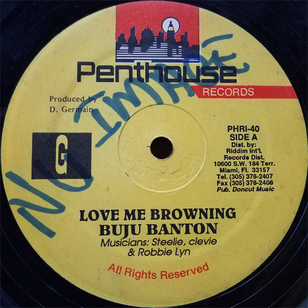 Buju Banton - Love Me Browning | Penthouse Records (PHRI-40) - main Buju Banton - Love Me Browning | Penthouse Records (PHRI-40) - main