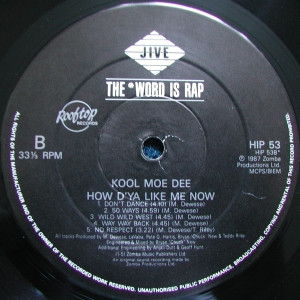 Kool Moe Dee - How Ya Like Me Now | Jive (HIP 53) - 4