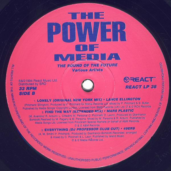 Various - The Power Of Media | React (REACT LP 038) - 4 Various - The Power Of Media | React (REACT LP 038) - 4