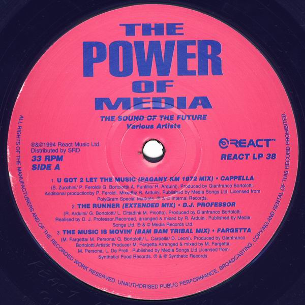Various - The Power Of Media | React (REACT LP 038) - 3 Various - The Power Of Media | React (REACT LP 038) - 3
