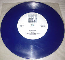 Fields Of The Nephilim - Interview 1987 (7" - Limited Edition - Unofficial Release - Blue Vinyl) | Not On Label (Fields Of The Nephilim) (FIELDS 7)