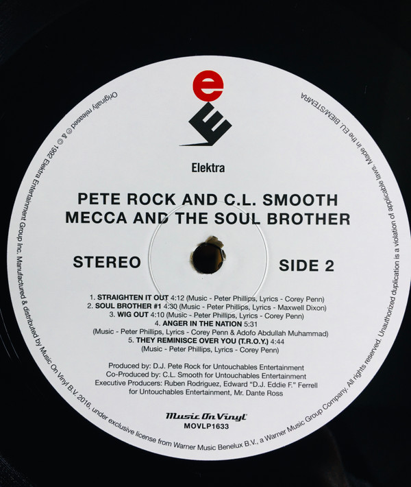 Pete Rock & C.L. Smooth - Mecca And The Soul Brother | Music On Vinyl (MOVLP1633) - 2
