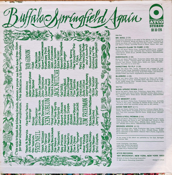 Buffalo Springfield - Buffalo Springfield Again | ATCO Records (SD 33-226) - 2 Buffalo Springfield - Buffalo Springfield Again | ATCO Records (SD 33-226) - 2