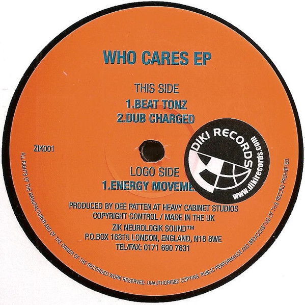Dee Patten - Who Cares EP | Zik Neurologik Sound (ZIK001) - main