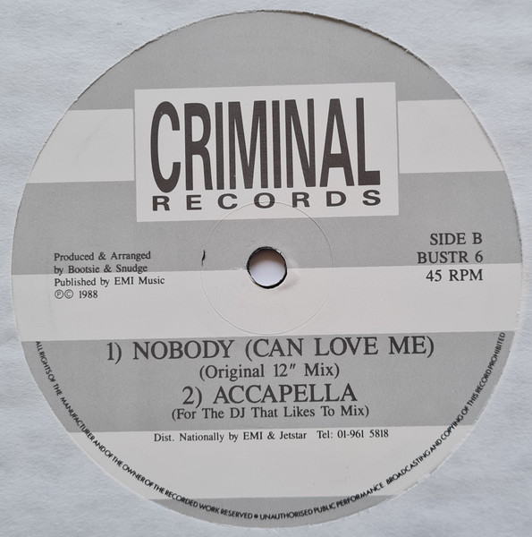 Tongue N Cheek - Nobody (Can Love Me) | Criminal Records (BUSTR 6) - 3