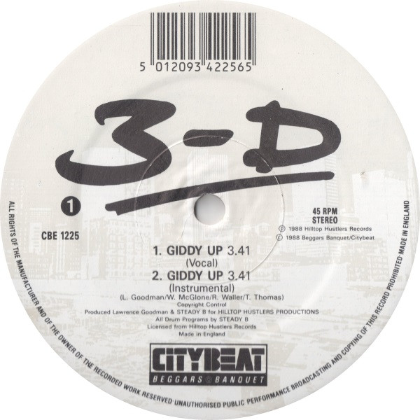 Three Times Dope - Giddy Up / Once More (You Hear The Dope Stuff) | City Beat (CBE 1225)