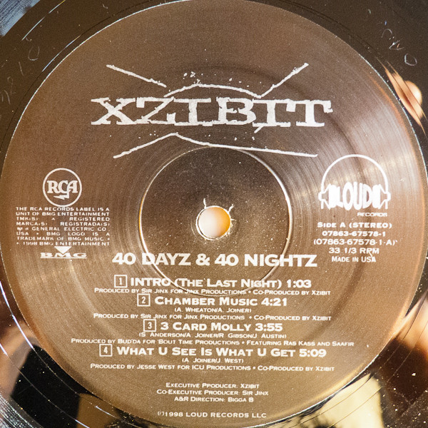 Xzibit - 40 Dayz & 40 Nightz | Loud Records (07863-67578-1) - 3