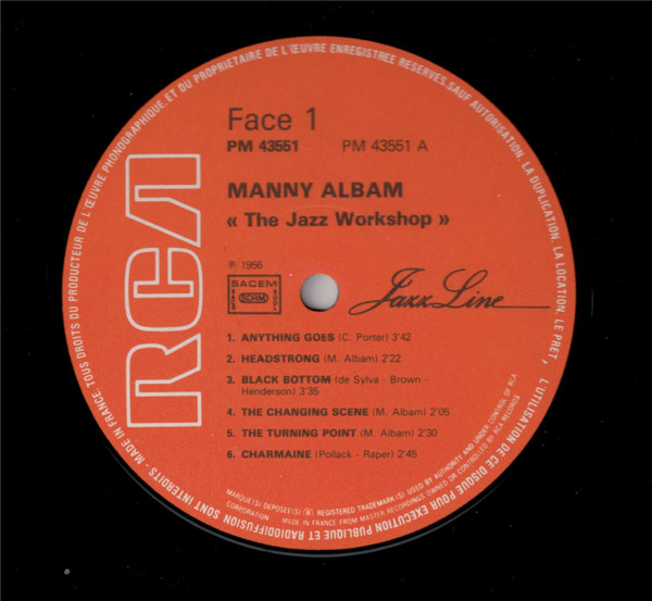 Manny Albam - The Jazz Workshop | RCA (PM 43551) - 3