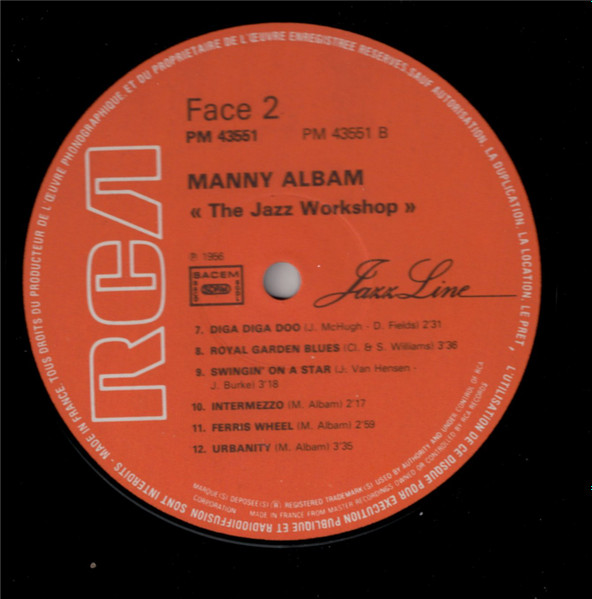 Manny Albam - The Jazz Workshop | RCA (PM 43551) - 4