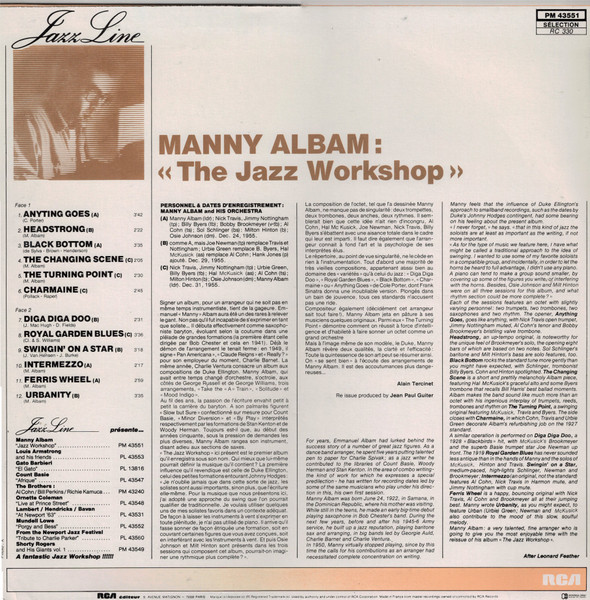 Manny Albam - The Jazz Workshop | RCA (PM 43551) - 2
