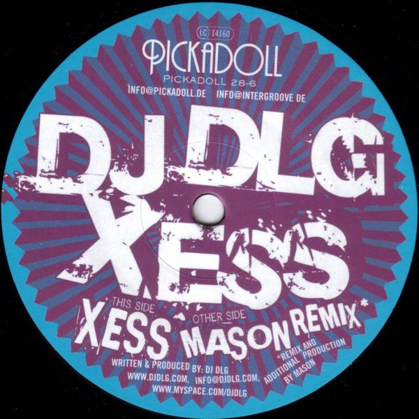 DJ DLG - Xess | Pickadoll Records (PICKADOLL 28-6)