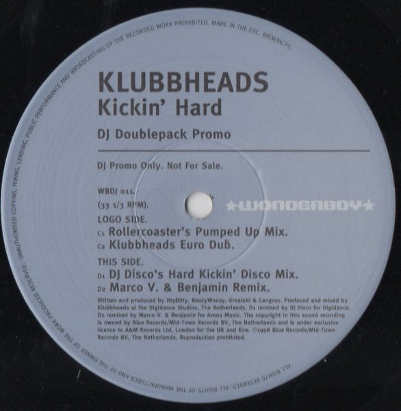 Klubbheads - Kickin' Hard | Wonderboy (WBDJ 011) - 4
