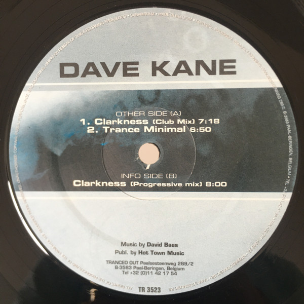Dave Kane - Clarkness (Remixes) | Tranced Out (23)
