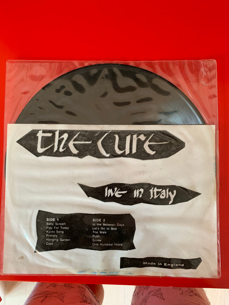 The Cure - Live In Italy | Not On Label (The Cure) (CUR-1) - 2