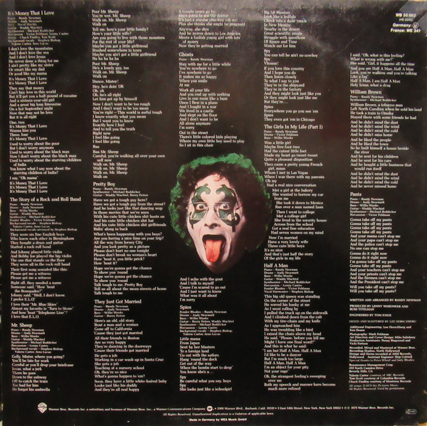 Randy Newman - Born Again | Warner Bros. Records (WB 56 663)