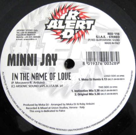 Minni Jay - In The Name Of Love | Red Alert (RED 119) - 2