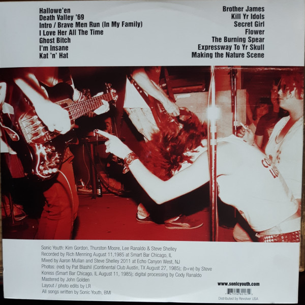 Sonic Youth - Smart Bar • Chicago 1985 | Goofin' Records (GOO-016) Sonic Youth - Smart Bar • Chicago 1985 | Goofin' Records (GOO-016)