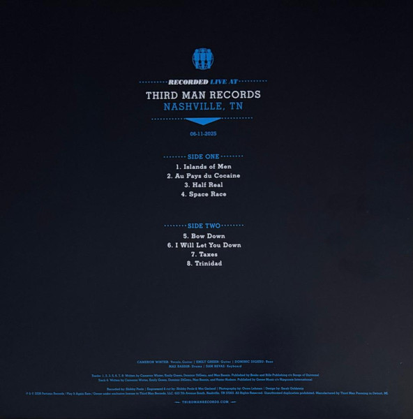 Geese - Live At Third Man Records | Third Man Records (TMR1111LP) - 2