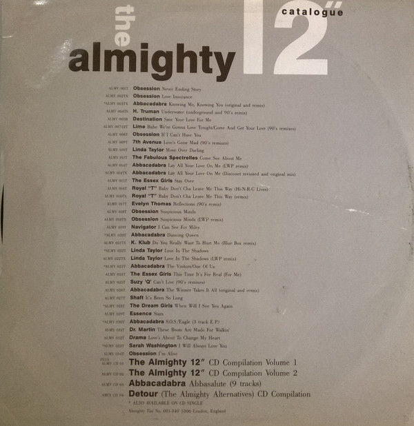 Royal T - Baby Don't Ch'a Leave Me This Way | Almighty Records (ALMY 016 T) - 2