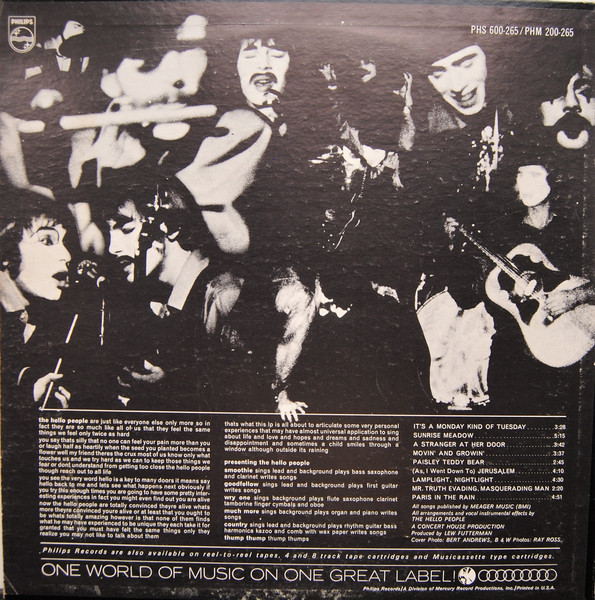 Hello People - The Hello People | Philips (PHS 600-265) - 2