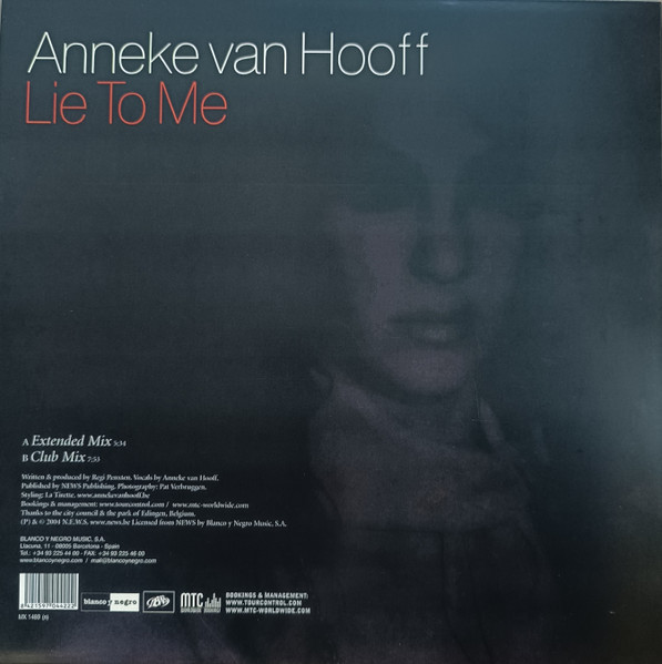 Anneke Van Hooff - Lie To Me | Blanco Y Negro (MX 1469) - 2
