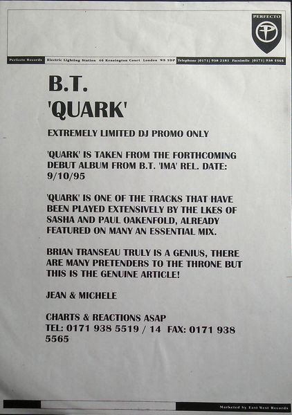 BT - Quark | Perfecto (SAM1691) - 3