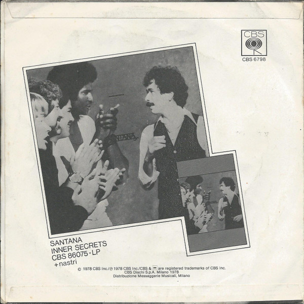 Santana - One Chain (Don't Make No Prison) | CBS (CBS 6798) - 2