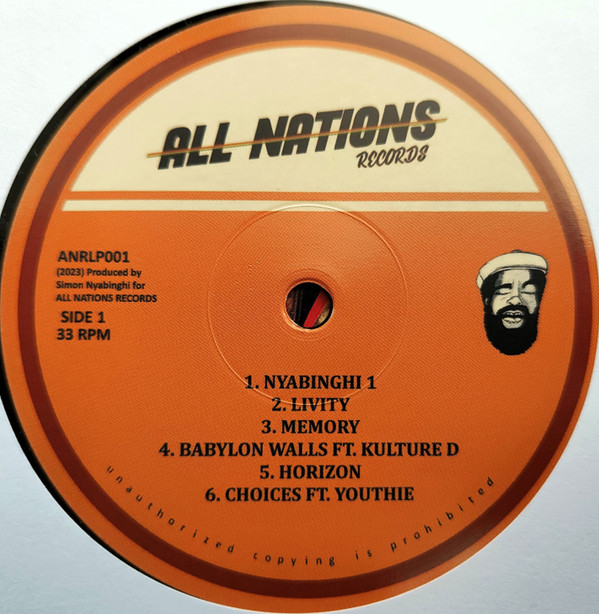 Simon Nyabinghi - Days Of Dub | All Nations Records (ANRLP001) - 2