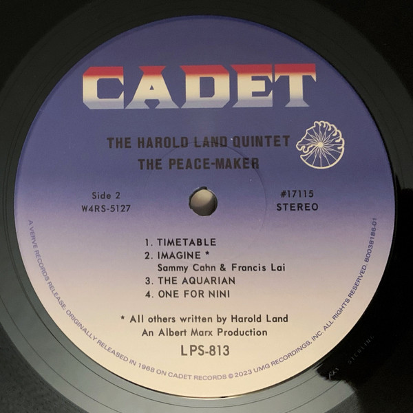 Harold Land Quintet - The Peace-Maker | Verve Records (B0038186-01) - 4
