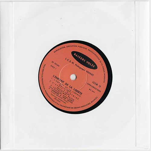 I. C. E. M. Pédagogie Freinet - L’Enfant De La Liberté | Baisers Volés (BS001) - 3