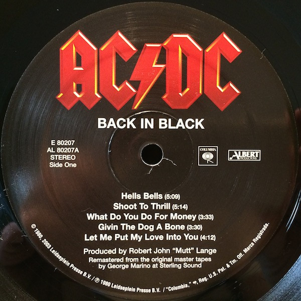 AC/DC - Back In Black | Columbia (E 80207) - 3 AC/DC - Back In Black | Columbia (E 80207) - 3