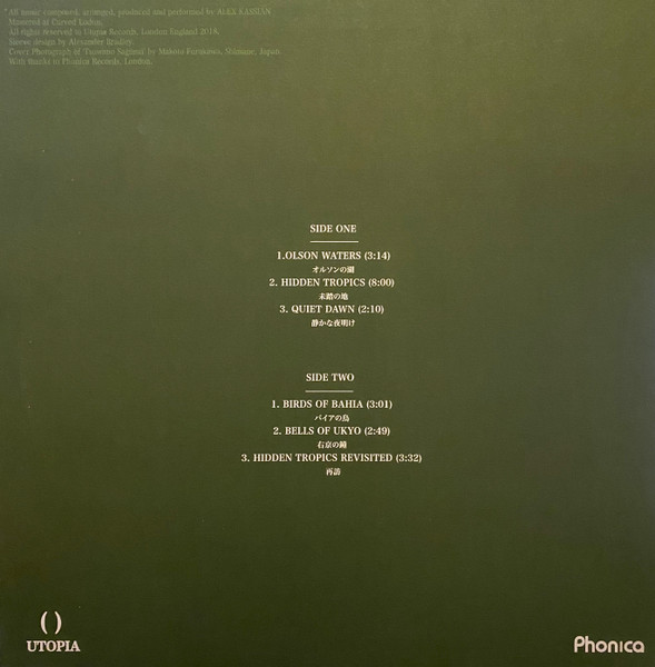 Alex Kassian - Hidden Tropics | Utopia Records (UTA 008) - 2 Alex Kassian - Hidden Tropics | Utopia Records (UTA 008) - 2