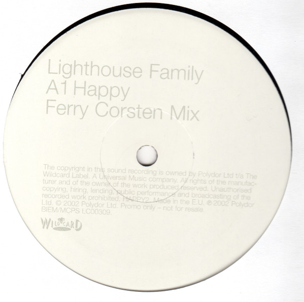 Lighthouse Family - Happy (Ferry Corsten / Manhattan Clique Mixes) | Polydor (HAPPY2) - 2