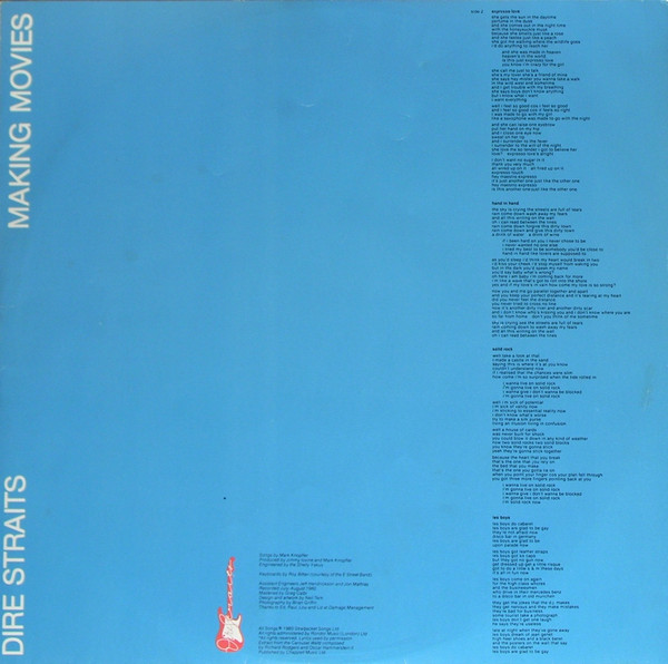 Dire Straits - Making Movies | Vertigo (6359 034) - 6