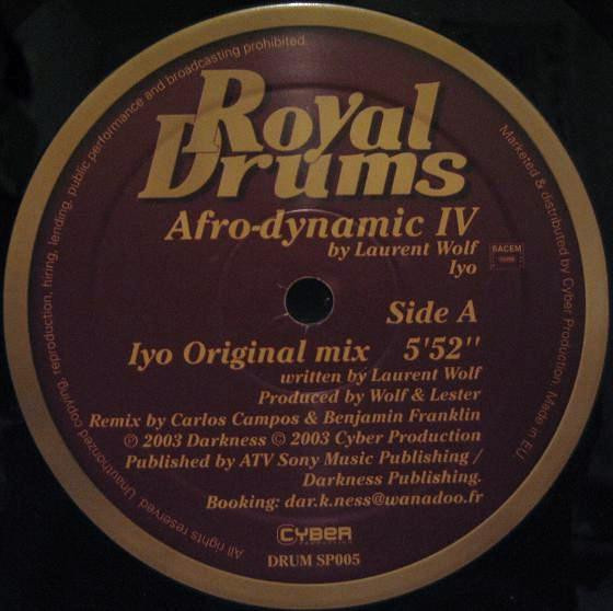 Afro-Dynamic IV By Laurent Wolf - Iyo | Royal Drums (DRUM sp 005) - 3