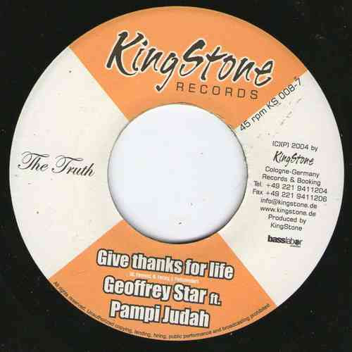 Mr. Easy / Geoffrey Star , Pampi Judah - Troubles Stay Away / Give Thanks For Life | Kingstone Records (KS 008-7)