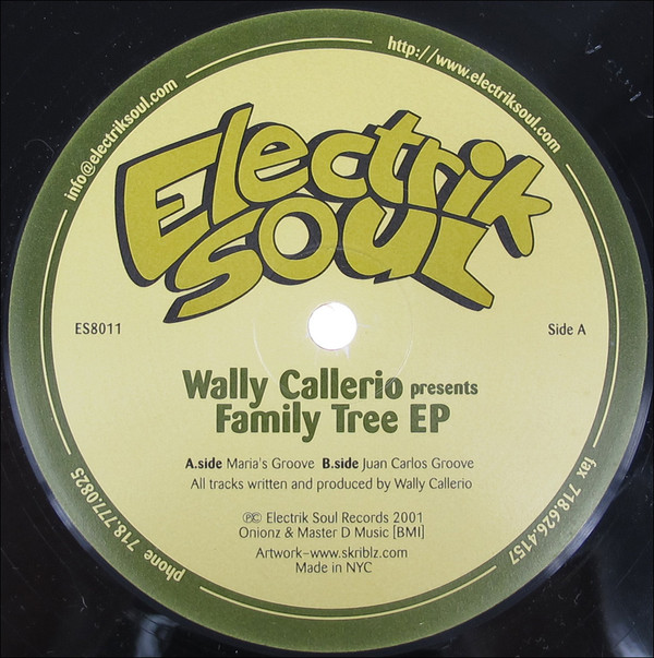 Wally Callerio - Family Tree EP | Electrik Soul (ES 8011)